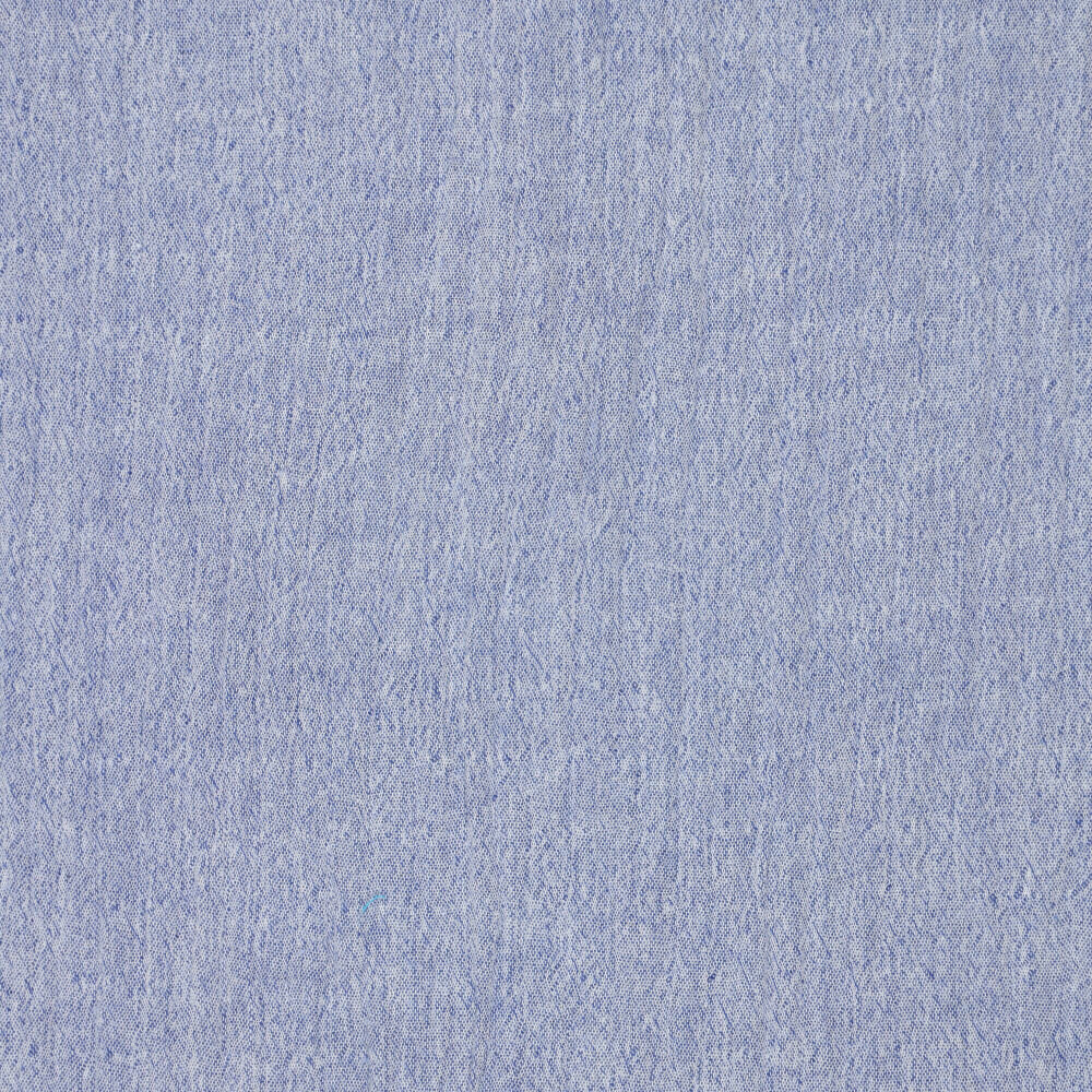 Baumwoll Musselin melange chambray kobalt