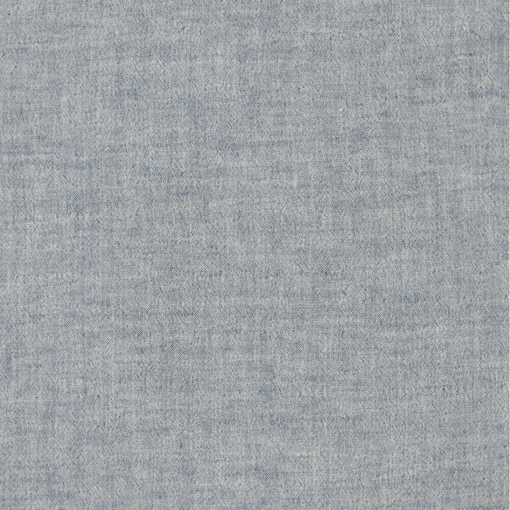 Baumwoll Musselin melange chambray jeans blau