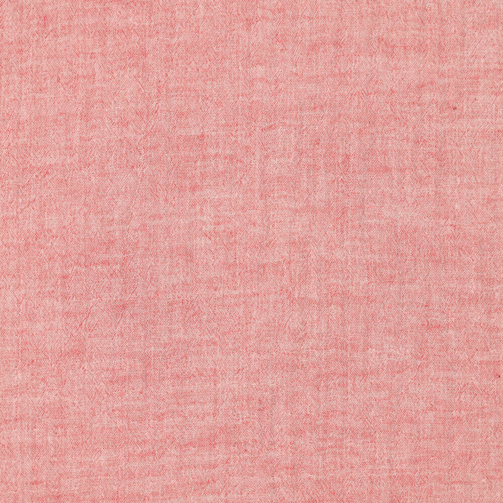 Baumwoll Musselin melange chambray hellrot