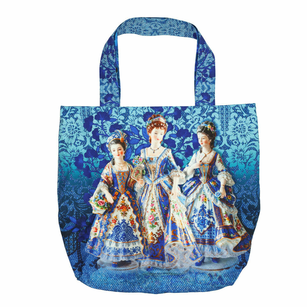 Taschenpanel Canvas Delft Blue Elegance