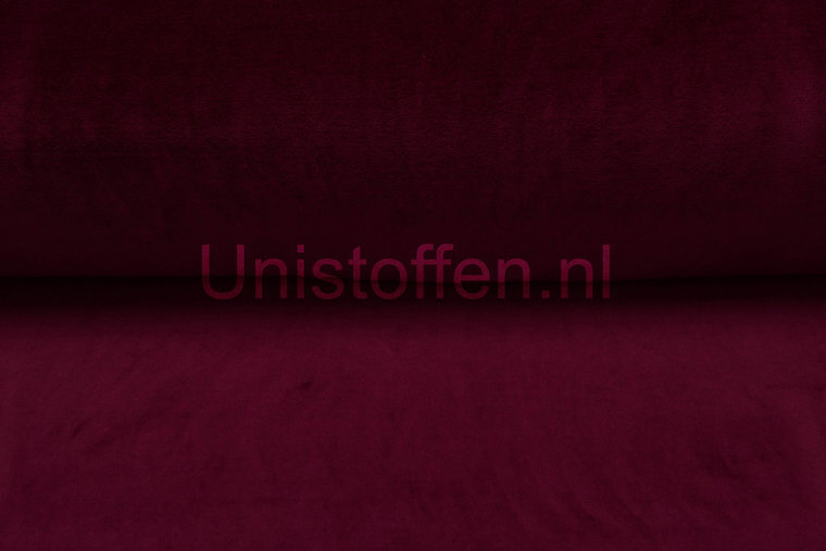 Nicky Velours ,dunkel magenta