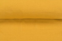 Bündchenstoff ockergelb