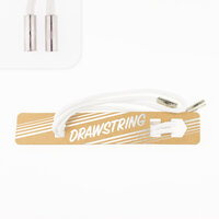 Hoodiekordel mit endstücken weiss