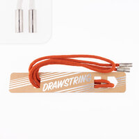 Hoodiekordel mit endstücken rost