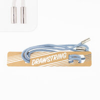 Hoodiekordel mit endstücken hellblau