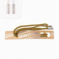 Hoodiekordel mit endstücken goldbraun