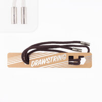 Hoodiekordel mit endstücken dunkelbraun