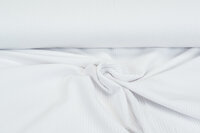 Waffelstrick Jersey Weiss