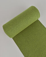 Bündchenstoff meliert black yarn grün