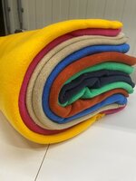 Stoffrestepaket 8 Stück Micro Fleece