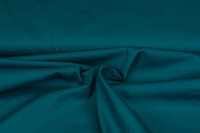 Baumwolle Popeline uni petrol