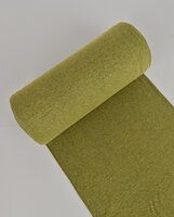 Bündchenstoff meliert black yarn hellgrün