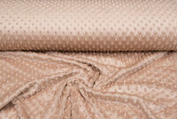 Minky fleece pastell lachs