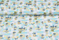 Lizenz Baumwoll Popeline Bedruckt Minions