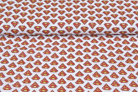 Lizenz Baumwoll Popeline Bedruckt Superman