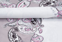 Viskosejersey bedruckt PANEL paisley flower