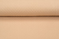 Baumwoll Musselin bedruckt bedrukt Dobby dunkelbeige