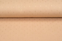 Baumwoll Musselin bedruckt bedrukt Foil Rectangle dunkelbeige-gold