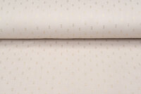 Baumwoll Musselin bedruckt bedrukt Foil Rectangle sand-gold