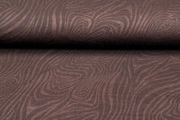 Strickstoff Jacquard retro stripes braun