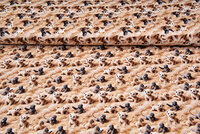 Baumwolljersey digital bedruckt bedrukt little gorilla-tiger braun