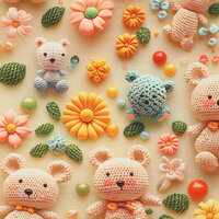 Alpenfleece bedruckt cuddly beige