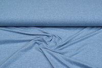 Baumwolljersey Meliert blau