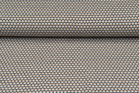 Baumwolljersey strick retro dunkelsand-schwarz