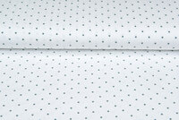 Baumwolljersey bedruckt stars ecru - altgrün