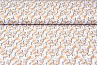 Baumwolljersey bedruckt jellyfish camel