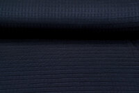 Strickstoff Jacquard waffel schwarz