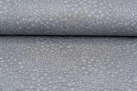 Strickstoff Jacquard retro little dropps grau-hellgrau