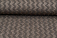 Strickstoff Jacquard zigzag bronze