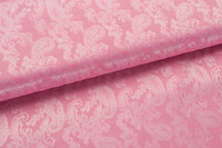 Futterstoff Jacquard Paisley VO51 rosa