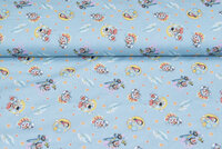Lizenz Baumwoll Popeline Bedruckt Doraemon mint