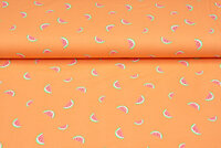 Baumwolljersey bedruckt watermelons orange