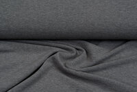 Ottoman Ripp Jersey dunkelgrau melange