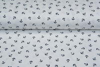 Baumwolljersey bedrukt anchor ecru