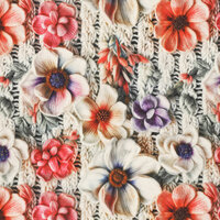 Alpenfleece bedruckt rope with flowers 3