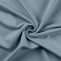 French terry metalblau
