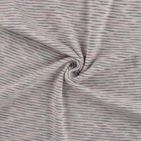 B&uuml;ndchenstoff stripes melange altrosa