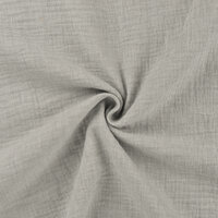 Baumwoll Musselin melange hellgrau