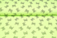 French terry bedruckt game controller neon lime