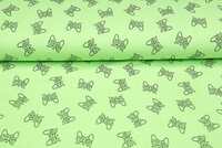 French terry bedruckt game controller neon gr&uuml;n