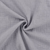 Baumwoll Musselin melange lila-grau