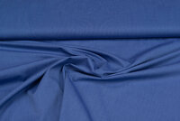 Baumwolle Popeline uni melange jeansblau 1