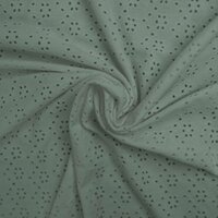 Embroidery Bestickter Baumwoll mint