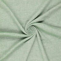 Baumwoll Musselin melange chambray mint