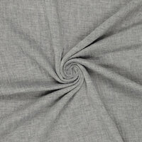 Baumwoll Musselin melange chambray jeans-metalblau