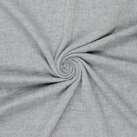 Baumwoll Musselin melange chambray jeans blau